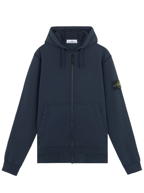 Felpa ORGANIC COTTON FLEECE STONE ISLAND Stone Island | K2S156100061S0051V0020 NAVY BLUE